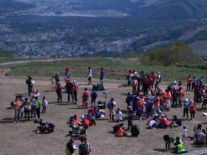岩岳ロゲイニングスタート