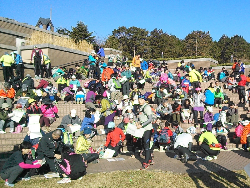 昨年の様子(ロゲイニングスタート前)