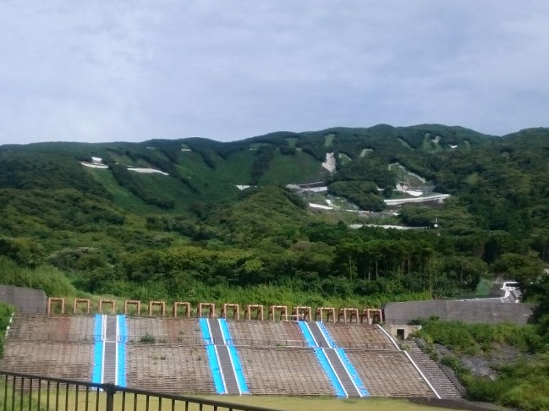 復旧直前、御神火スカイライン